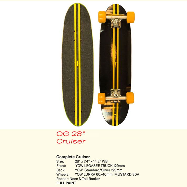 楽天市場】【購入特典付】YOW サーフスケート サーフクルーザー ヤウ