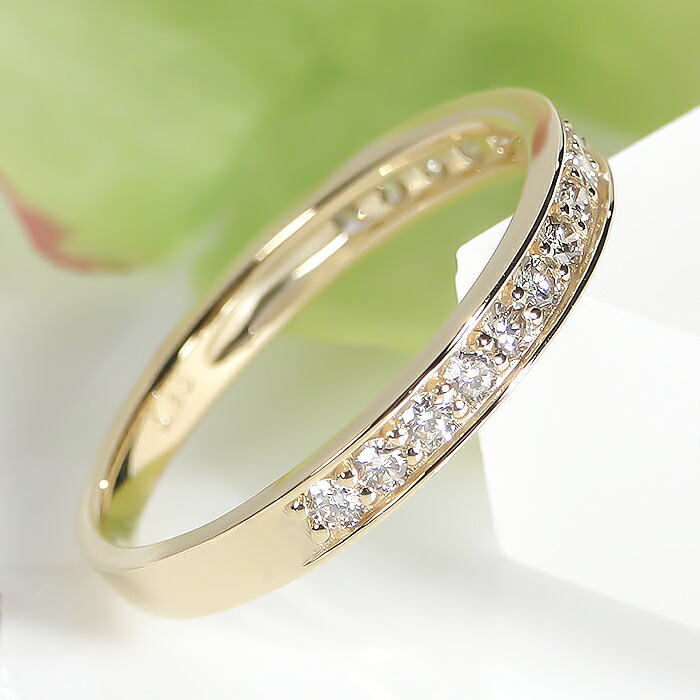 楽天市場】K18WG/YG/PG【0.3ctUP】ふちアリ ダイヤモンド エタニティ