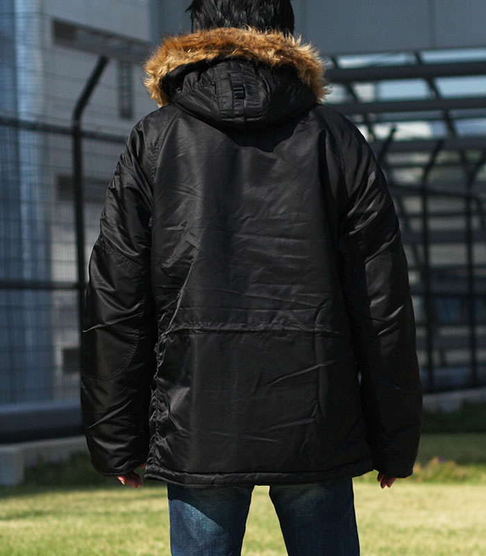 楽天市場】ALPHA アルファ N-3B USサイズ ミリタリージャケット寒冷地