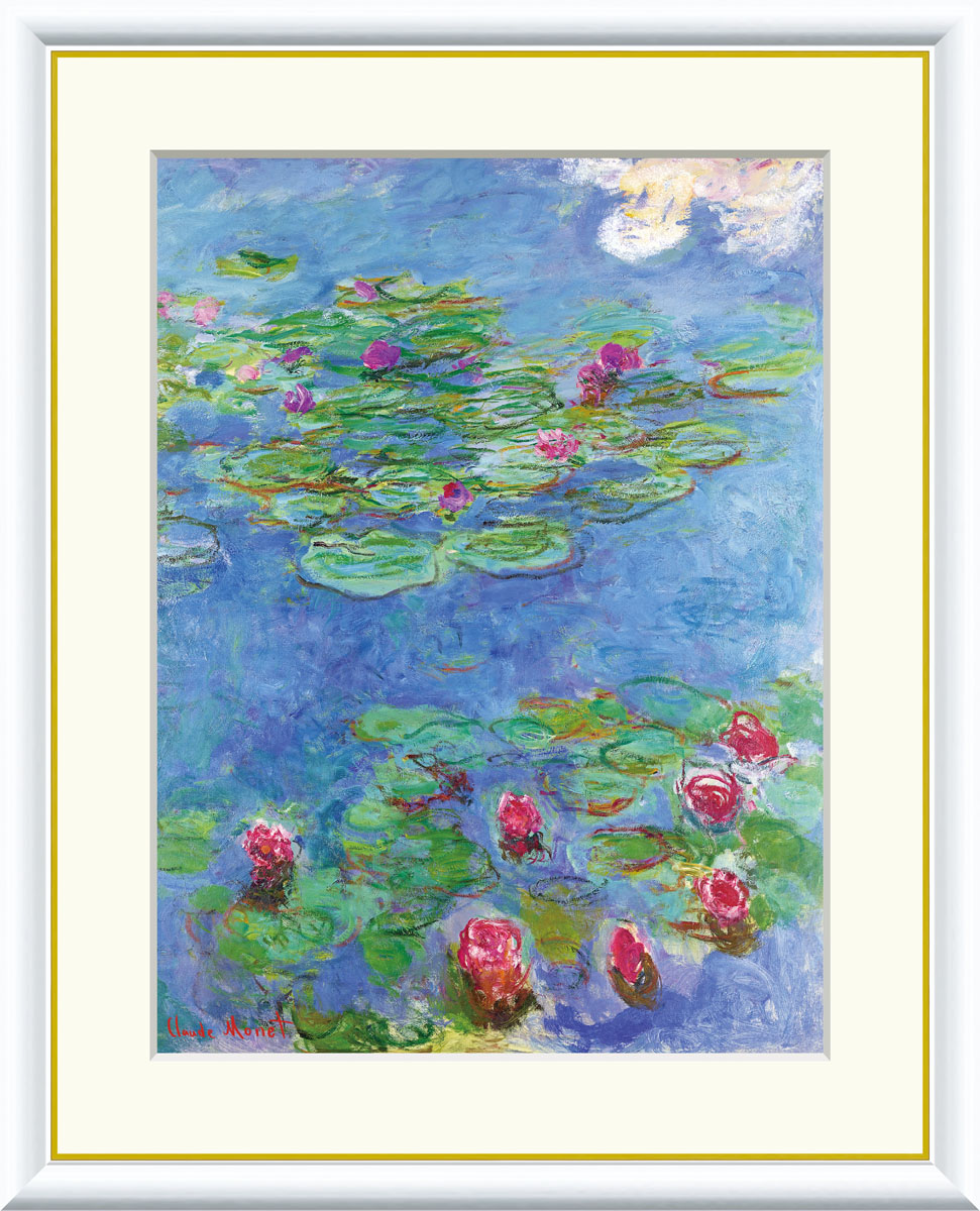 楽天市場】【スーパーSALE10％OFF】10年保証 名画 油絵 睡蓮 クロード