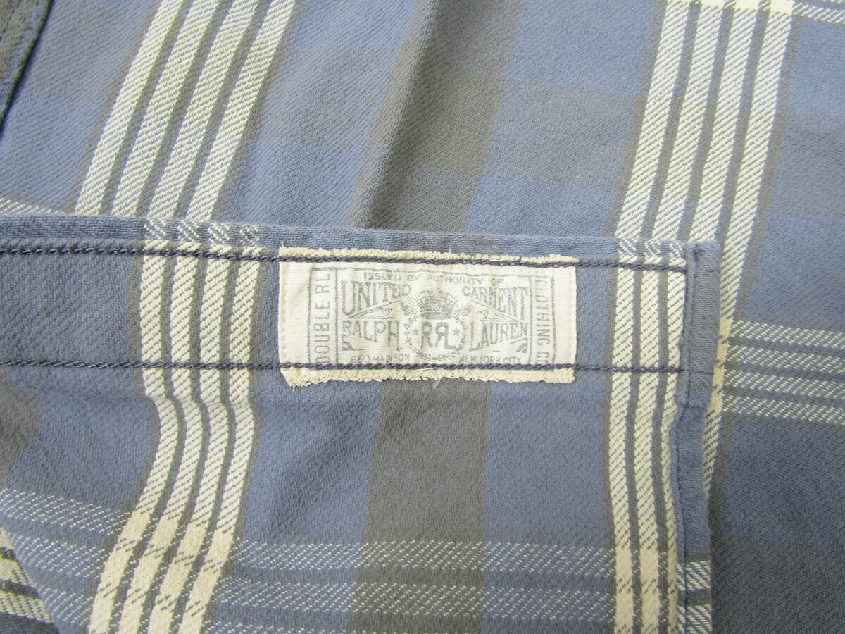 楽天市場】RRL ダブルアールエル ラルフローレン コットン チェック