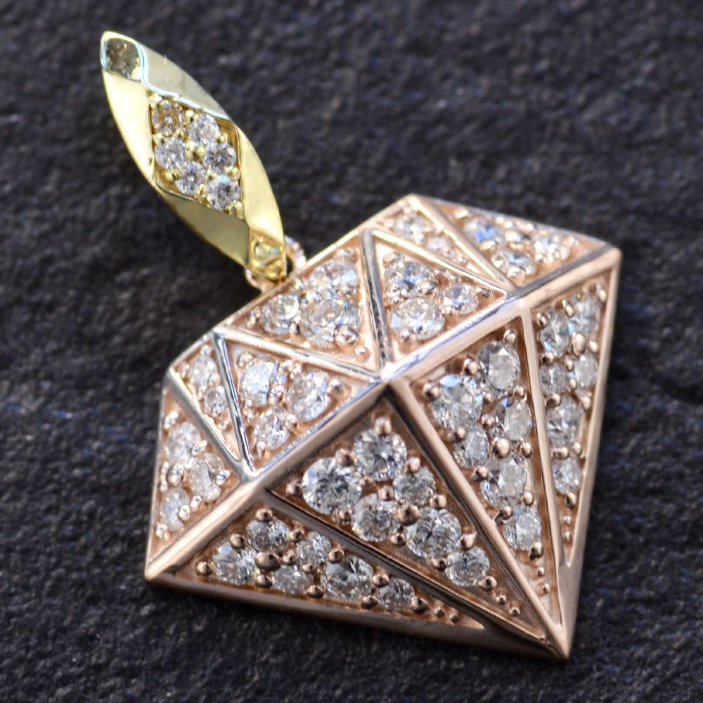 楽天市場】ペンダントトップ メンズ 18金 K18 18K ゴールド ピンク