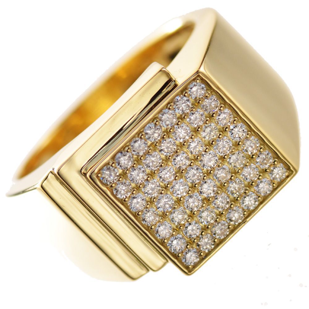 楽天市場】【スーパーSALE☆13%OFFクーポン】18金 印台 リング K18