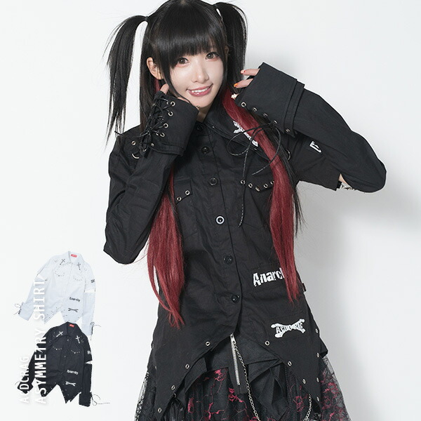 楽天市場】AC RAG L/S シャツ|パンク ロック ファッション V系