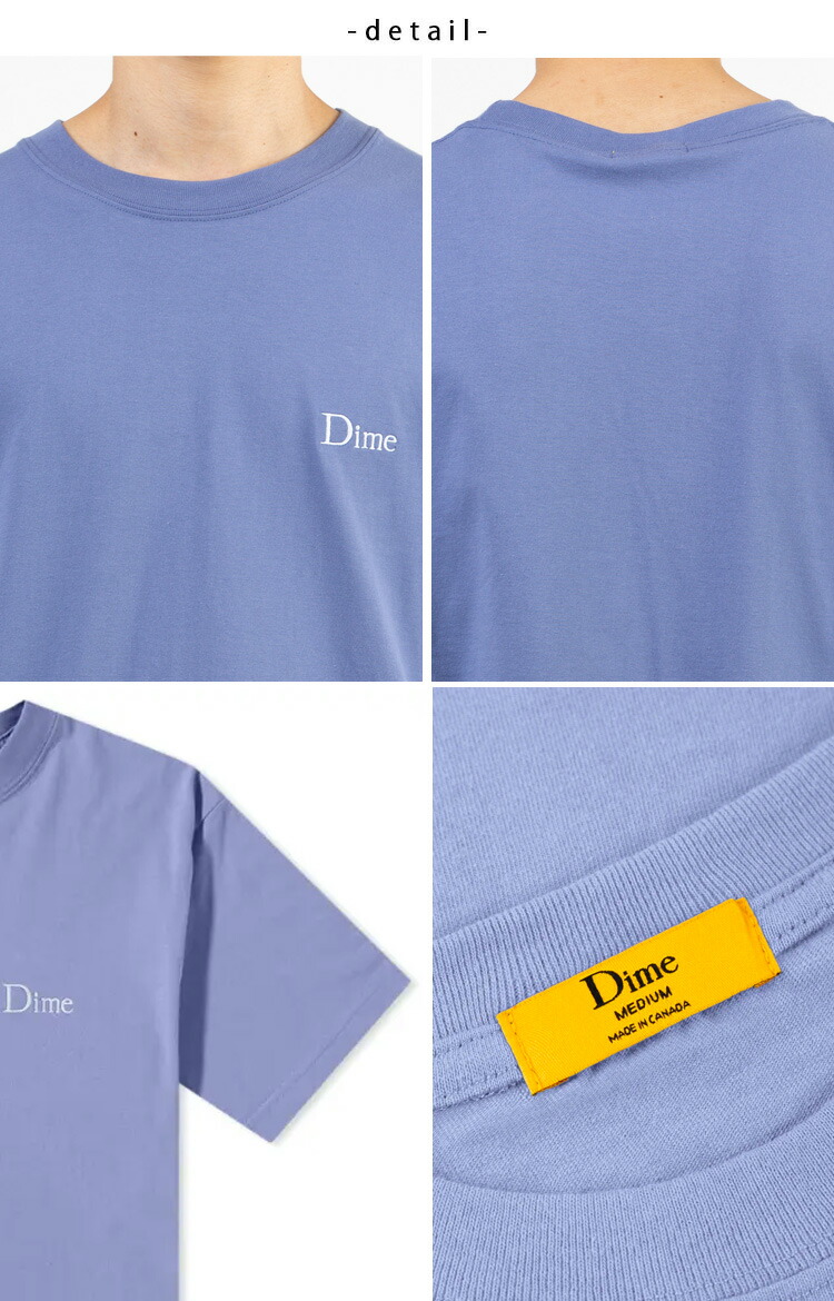 楽天市場】Dime ダイム Tシャツ CLASSIC SMALL LOGO T-SHIRT PURPLE
