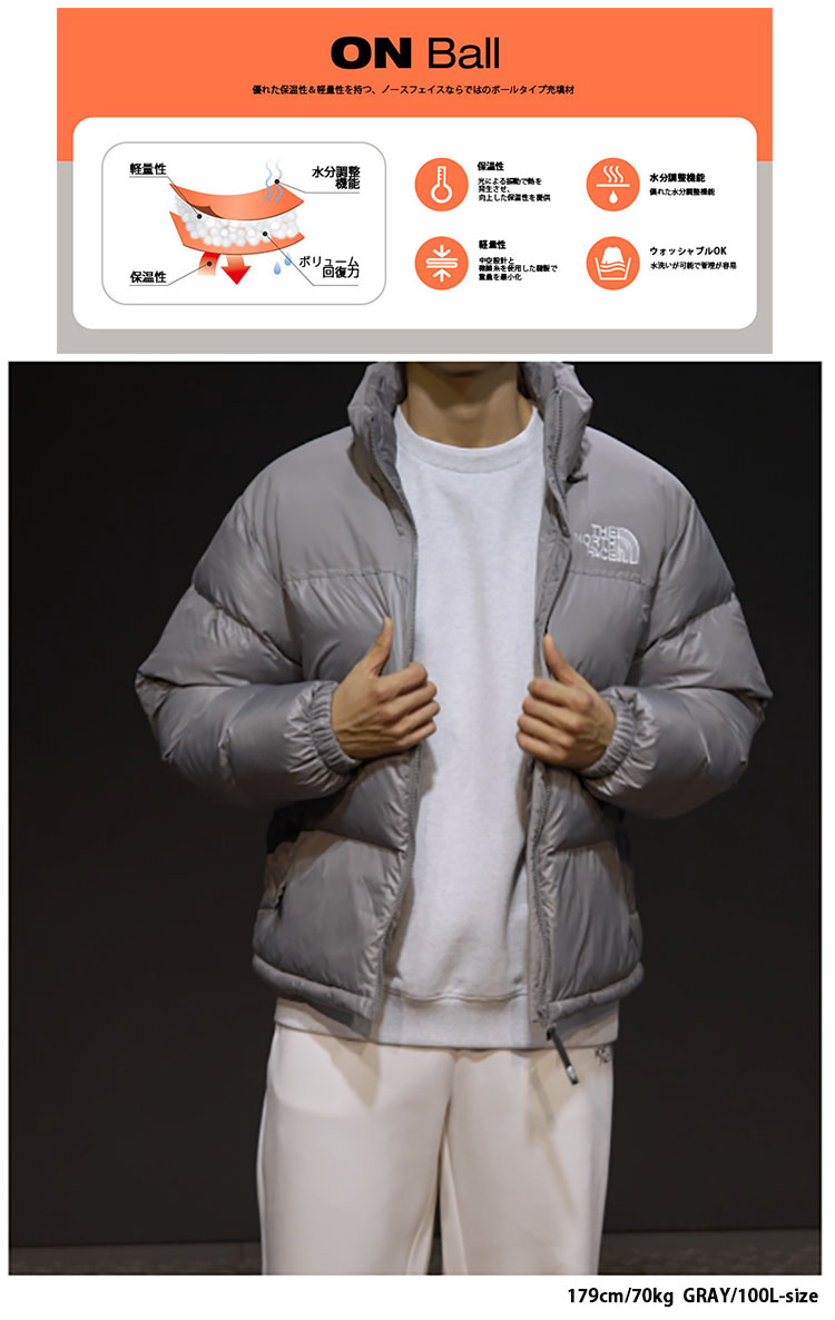 楽天市場】THE NORTH FACE ノースフェイス ダウン スタイル M'S NUPTSE