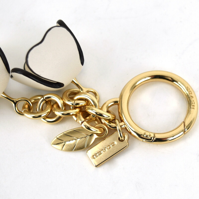 楽天市場】コーチ エッセンシャル ティー ローズ バッグ チャーム