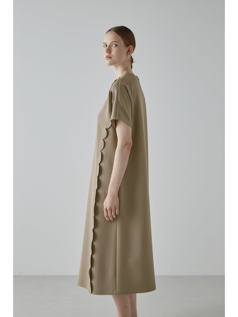 楽天市場】スカラップジャージーワンピース ADORE アドーア ワンピース