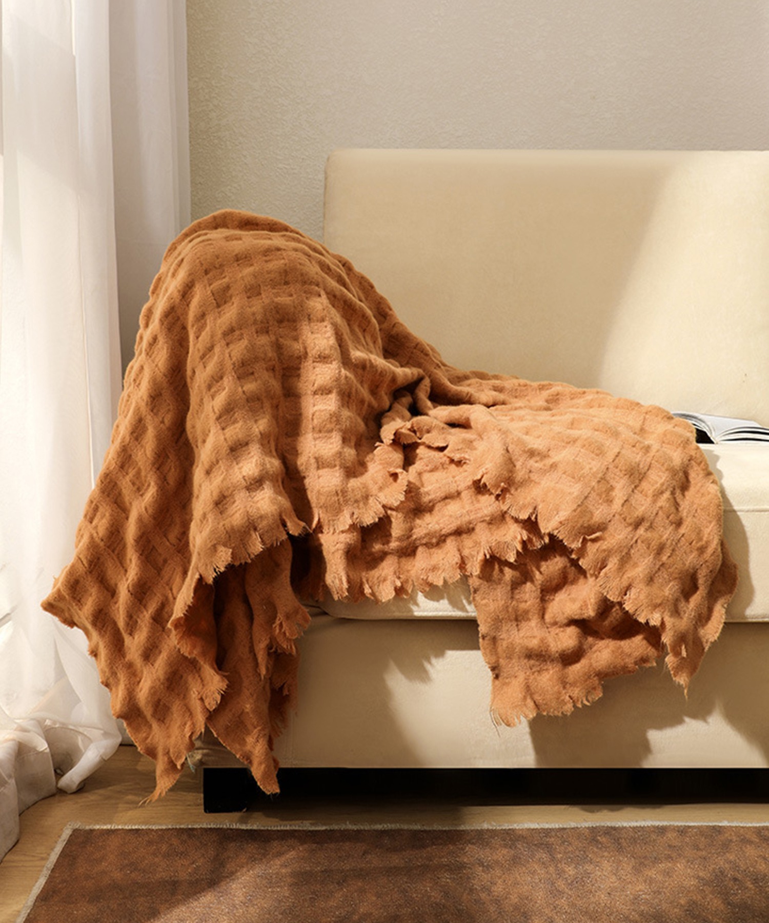 楽天市場】ブランケット マルチカバー モダン ラグ おしゃれ