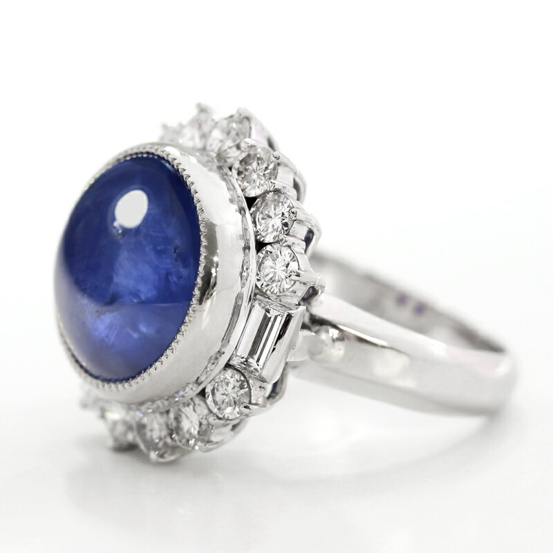 楽天市場】ミャンマー産非加熱ブルースターサファイア 21.67ct リング