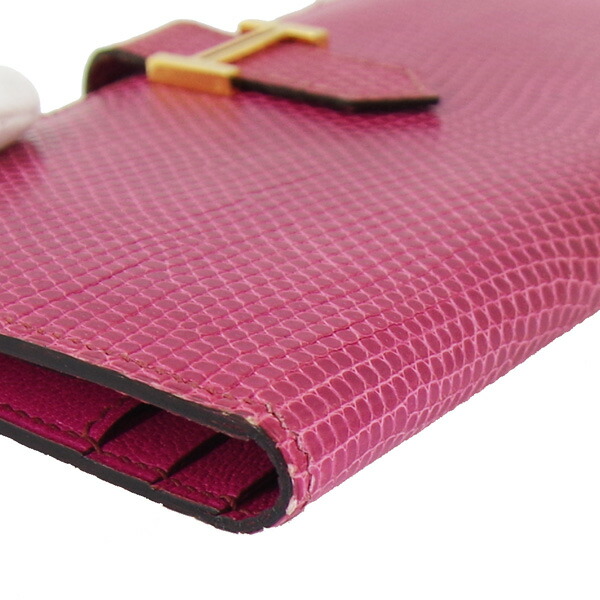 楽天市場】【ｾｰﾙ】【HERMES】エルメス ベアン リザード フューシャ