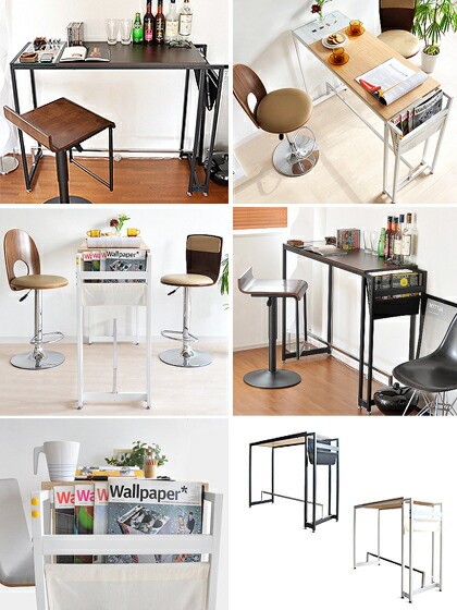 楽天市場】カウンターテーブル 収納 おしゃれ モダン バーテーブル