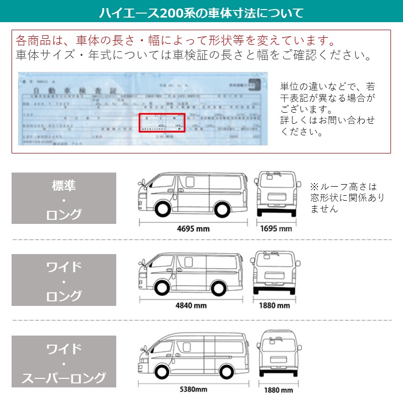 楽天市場】ハイエース200系 4型 5型 ワイド スーパーロング [H26.01