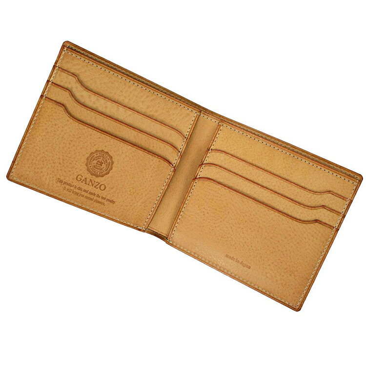 楽天市場】【GANZO】 ガンゾ THIN BRIDLE シンブライドル ニつ折り財布