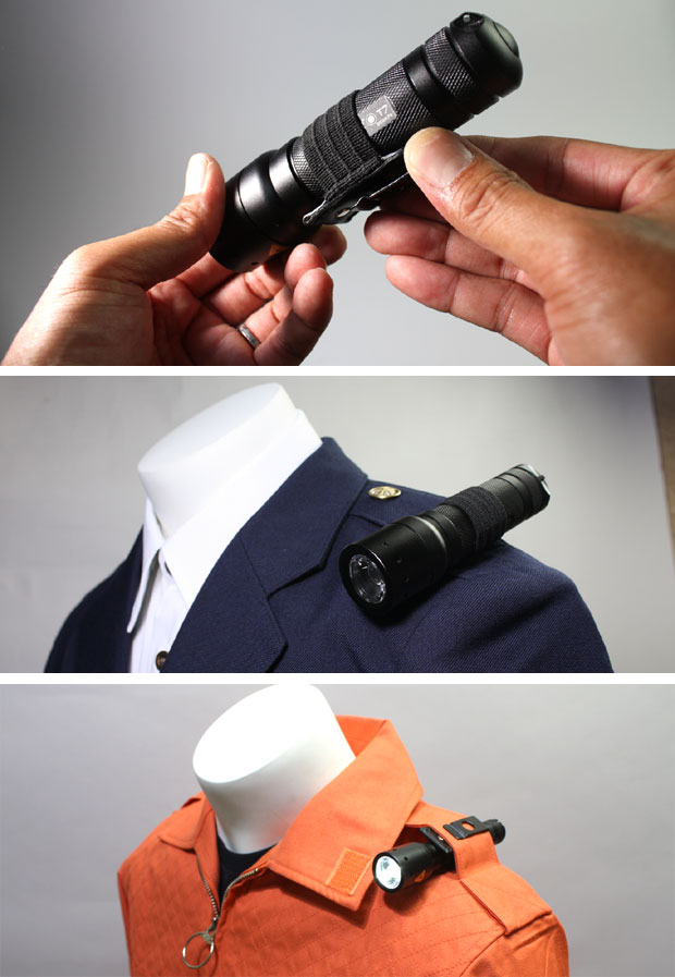 楽天市場】AK-SELECTオリジナル肩章用ライトホルダー(ペンクリップ) L