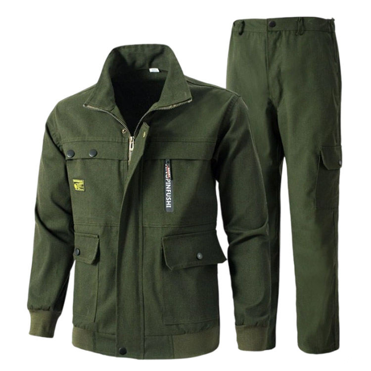 楽天市場】メンズ ジャケット 耐磨耗 工場 上下セット 2点セット