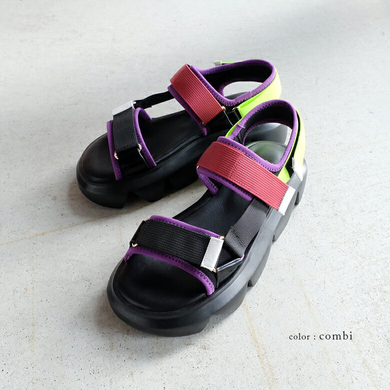 楽天市場】MANA マナ レディース サンダル 厚底 スポーツサンダル