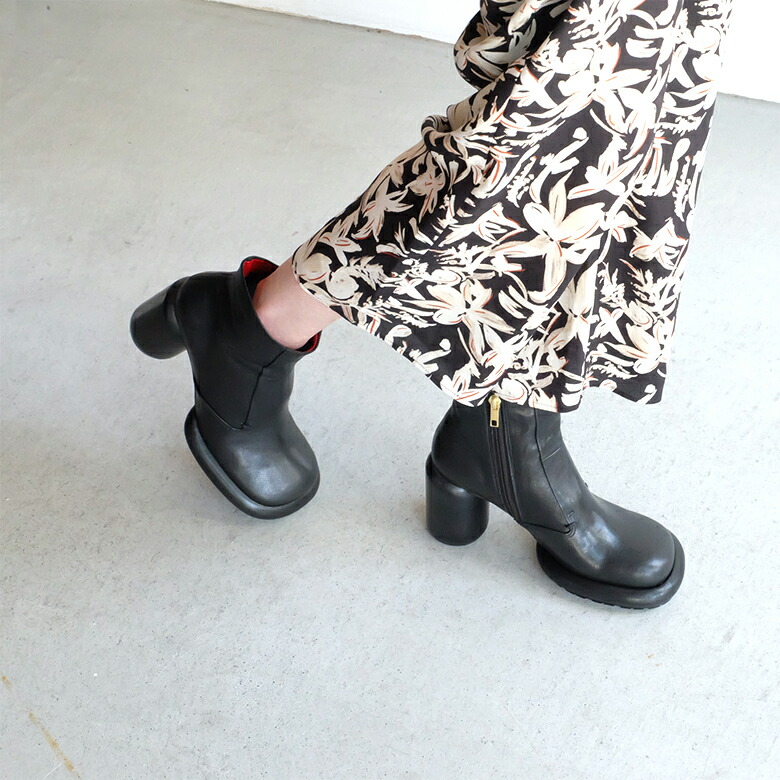 楽天市場】MANA マナ レディース ショートブーツ ヒール ファスナー