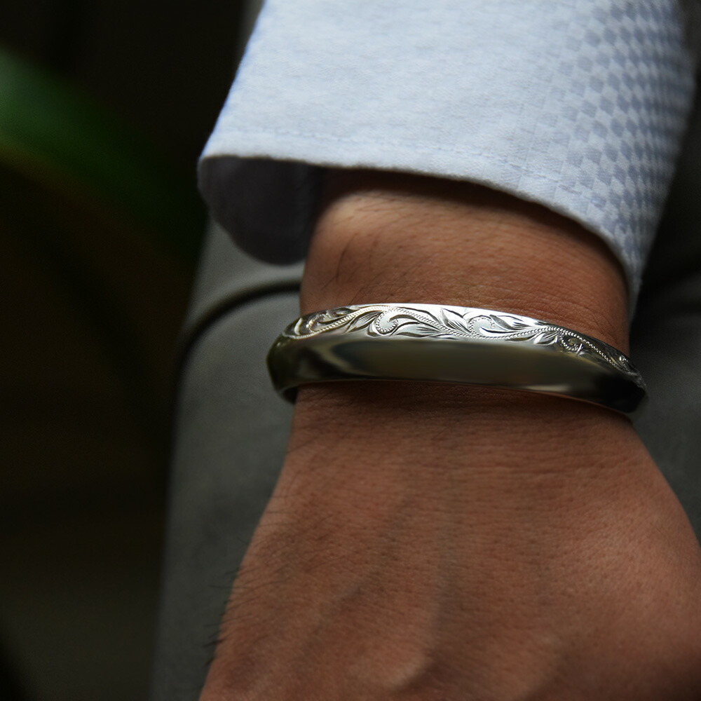 楽天市場】【10%OFFクーポン】ハワイアンジュエリー バングル ハーフ