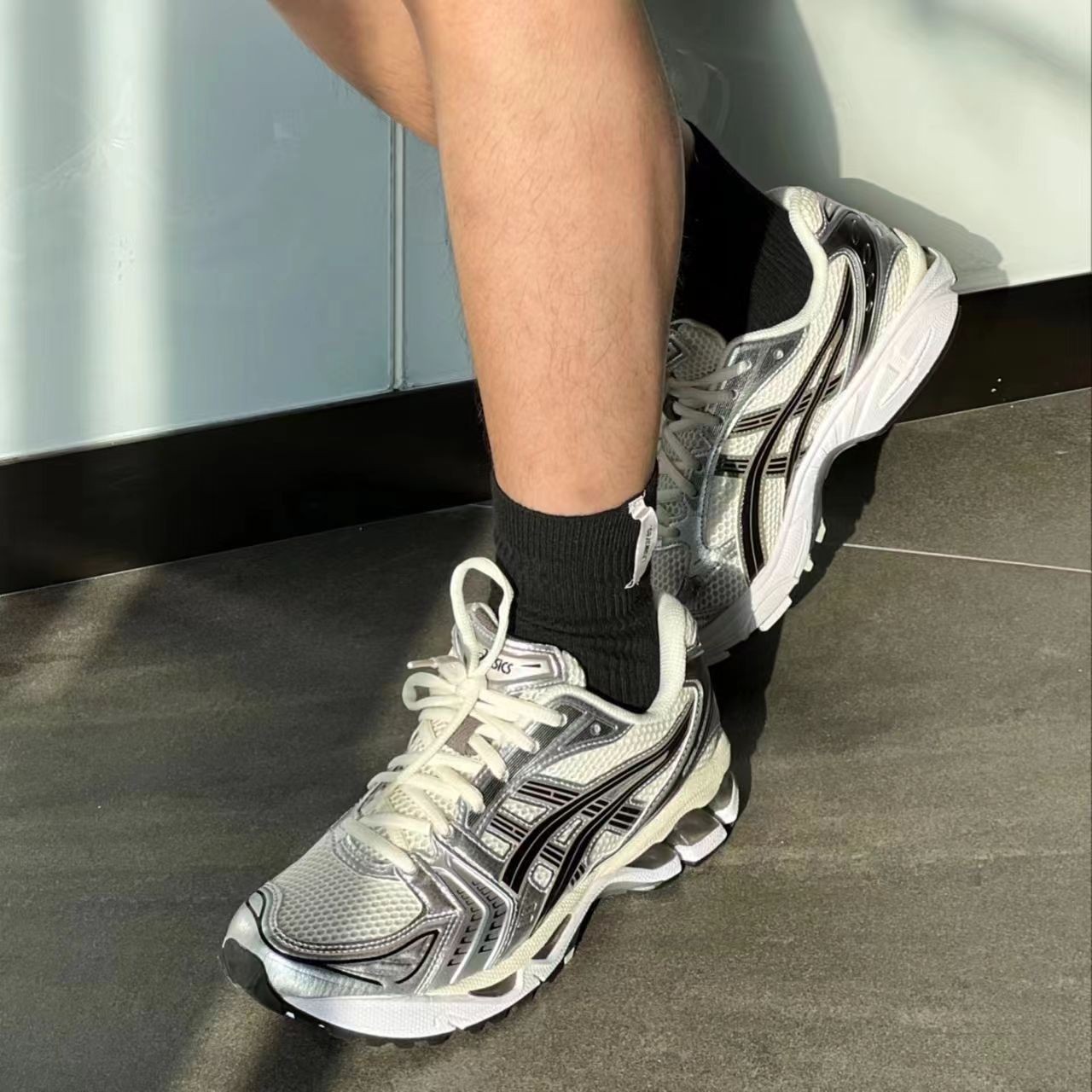 楽天市場】Asics Gel-Kayano 14 Cream Black アシックス ゲル カヤノ14