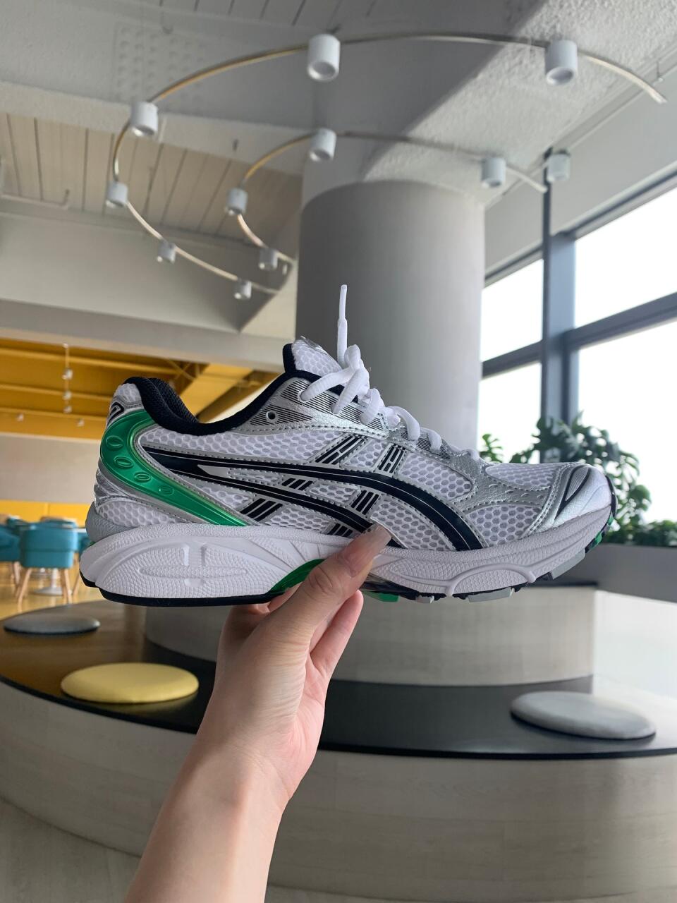 楽天市場】日本未入荷 ASICS GEL-KAYANO 14 WHITE/MALACHITE GREEN