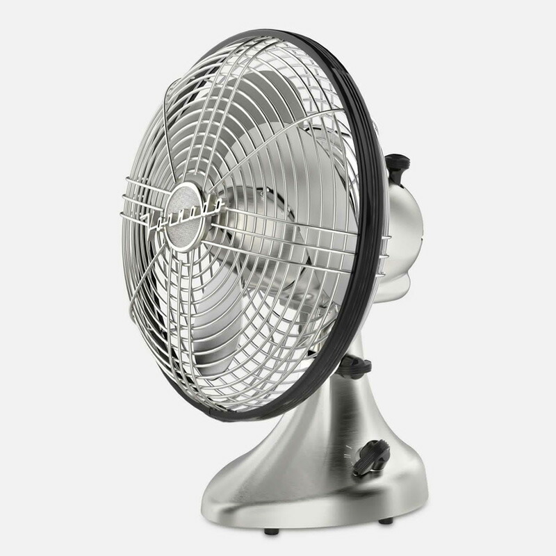 楽天市場】ボルネード 扇風機 ビンテージファン シルバースワン S