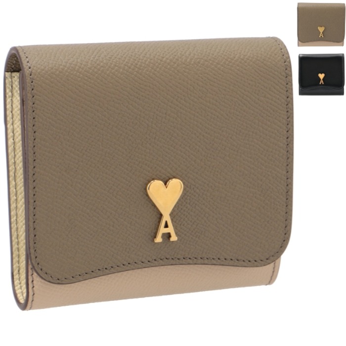 楽天市場】アミ パリス AMI PARIS 財布 二つ折り PARIS PARIS