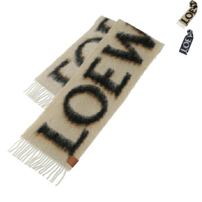 楽天市場】ロエベ LOEWE マフラー ロゴ ウール モヘア スカーフ