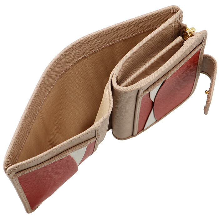 楽天市場】プラダ PRADA 財布 二つ折り レディース サフィアーノ バイ