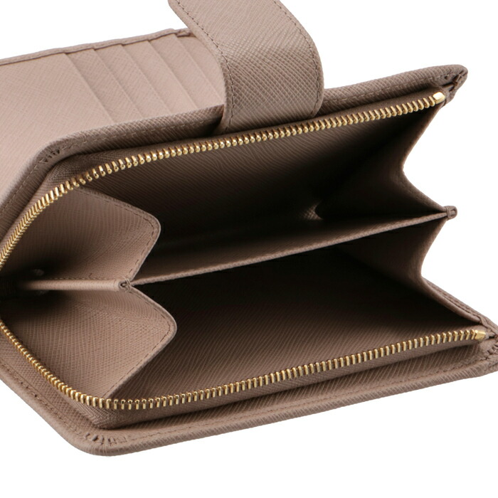 楽天市場】プラダ PRADA 財布 レディース サフィアーノメタル 二つ折り