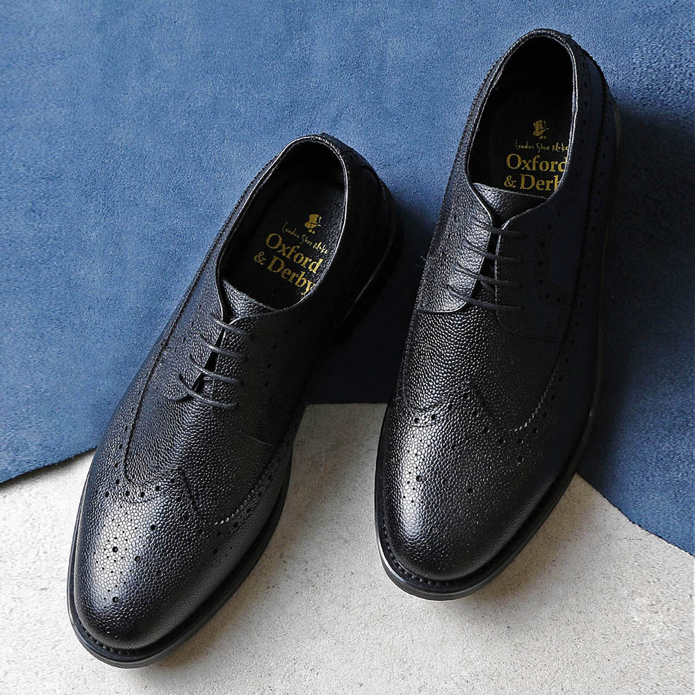 楽天市場】外羽根 フルブローグ ウィングチップ ドレスシューズ 大きい