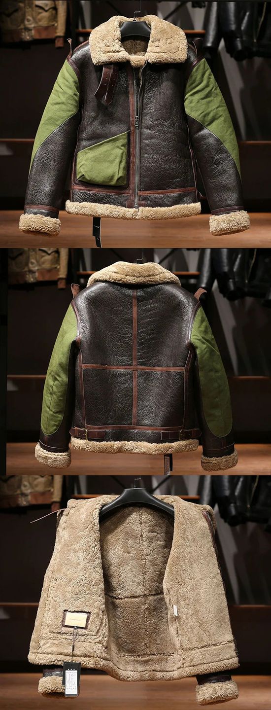 楽天市場】本革 レザージャケットメンズ アウターB-3 フライト