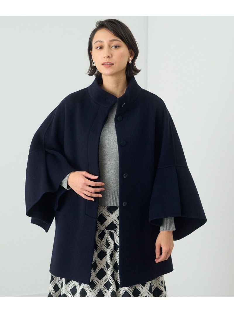 楽天市場】【SALE／40%OFF】ウールナイロンリバーケープコート ANAYI