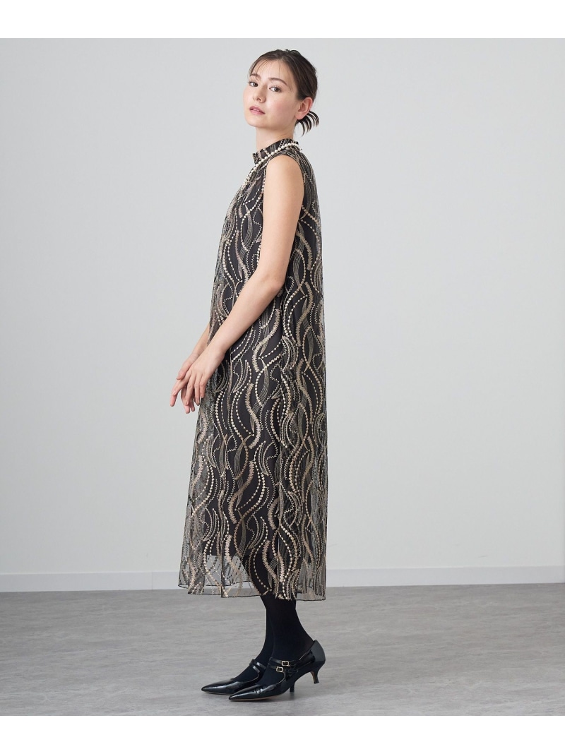 楽天市場】【SALE／50%OFF】ラメチュールスタンド ワンピース ANAYI