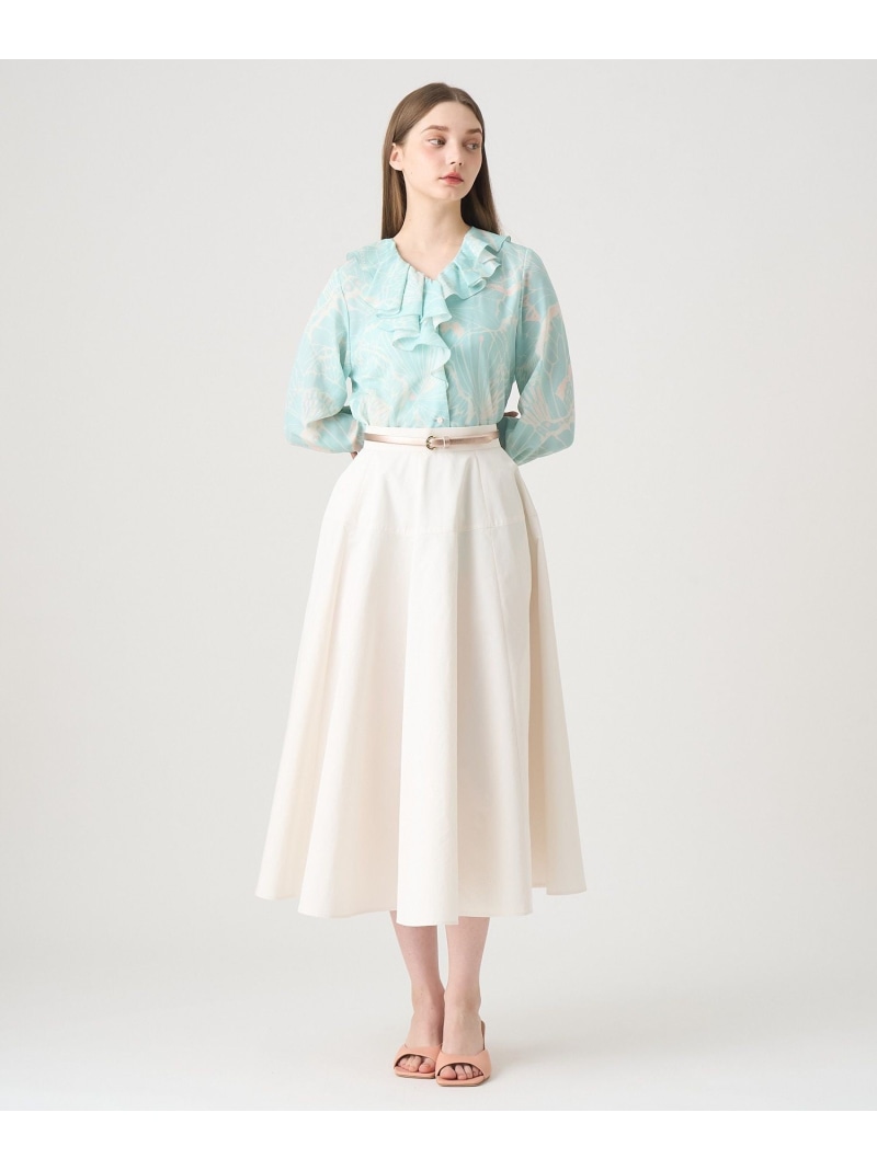 楽天市場】【SALE／40%OFF】バタフライプリントフリル ブラウス ANAYI