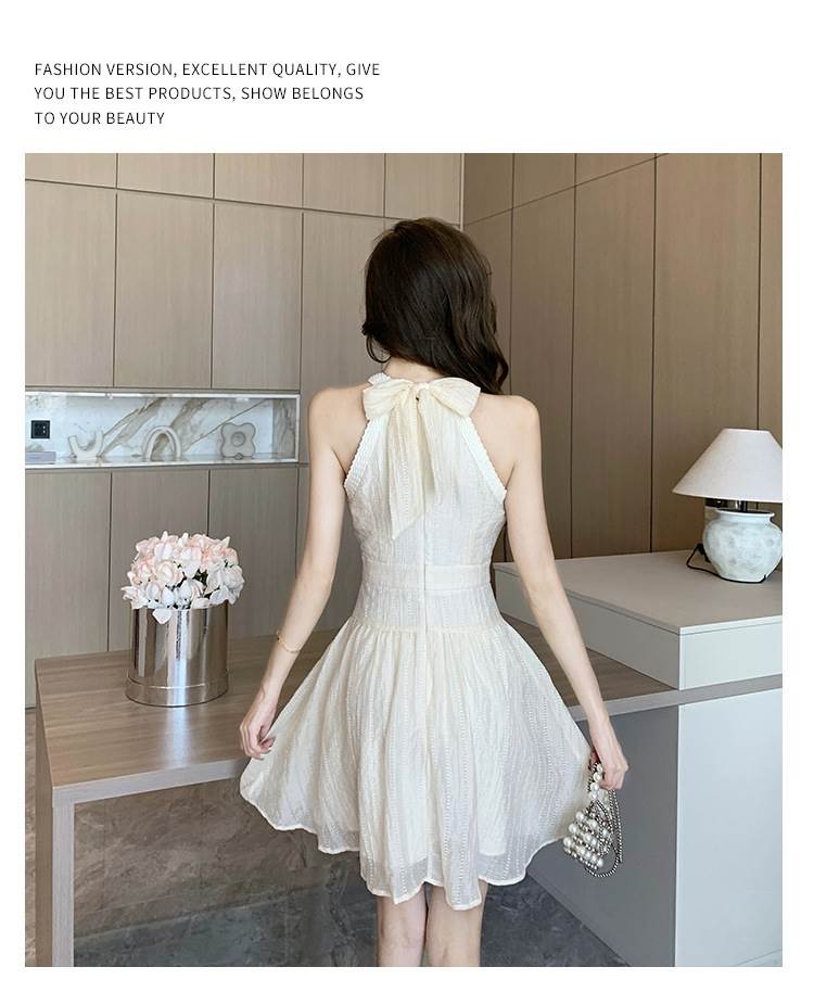 楽天市場】ワンピース レディース ミニ丈 膝上丈 ホルターネック