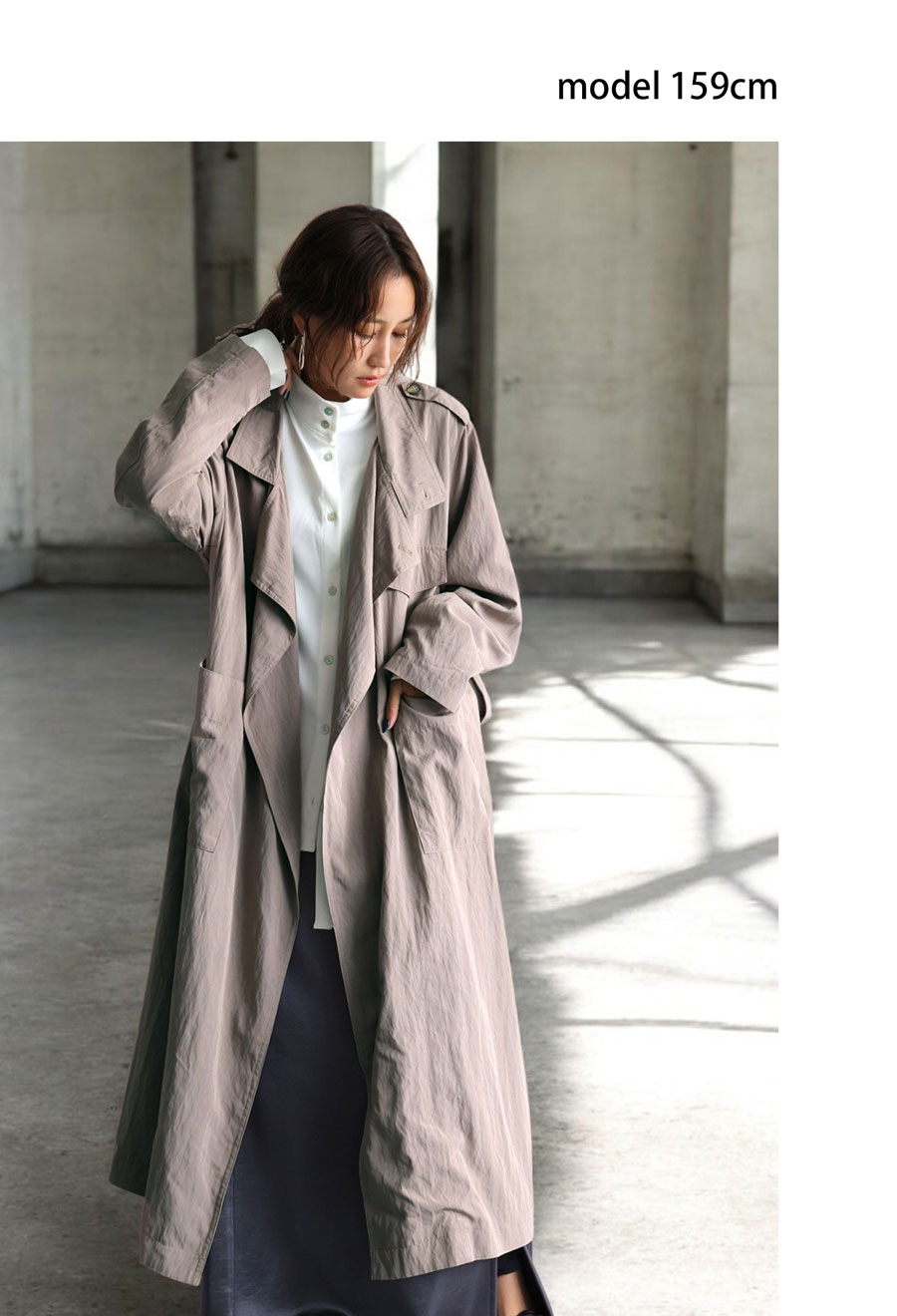 楽天市場】トレンチトッパーコート レディース アウター 羽織り 送料
