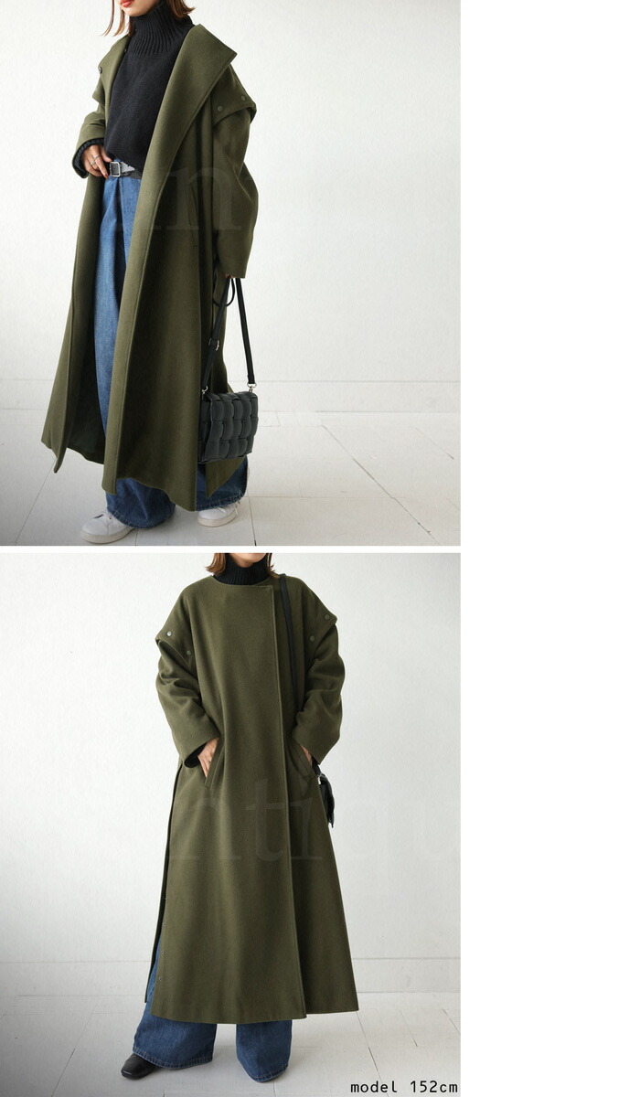 楽天市場】2WAY ロングコート レディース アウター コート 送料無料