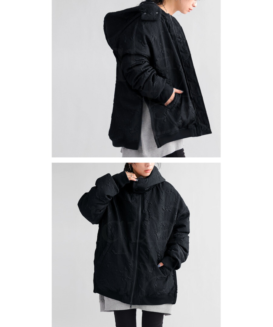 楽天市場】ダウンのような暖かさ ジャガードジャケット レディース