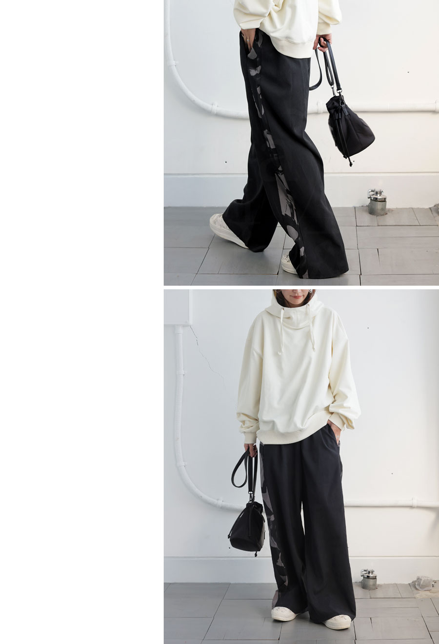 楽天市場】柄切り替えパンツ パンツ レディース ボトムス 送料無料