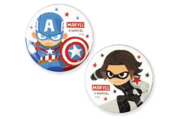 楽天市場】【マーベルキャラクター】【グリヒル】ペア缶バッジ