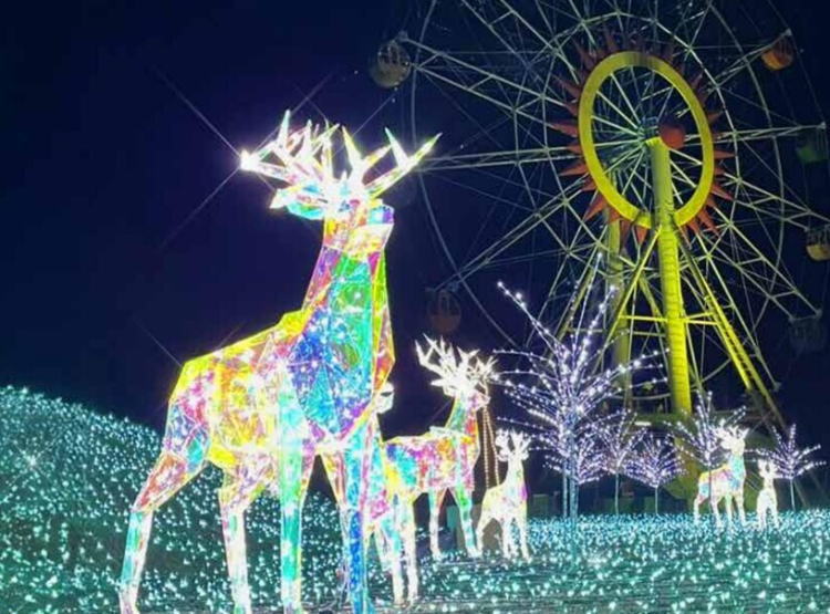 楽天市場】【大型商品】【イルミネーション】トナカイ【大】【LED