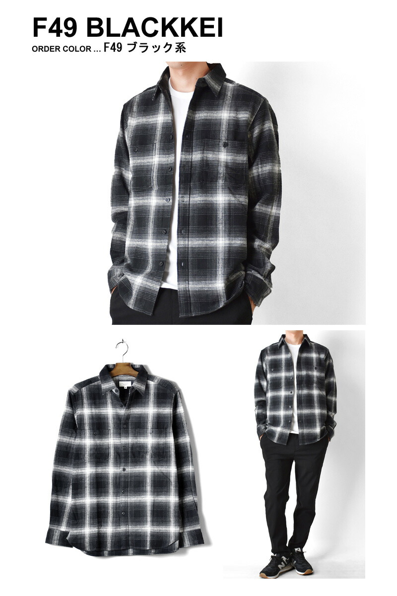 楽天市場】ネルシャツ チェックシャツ 長袖シャツ メンズファッション