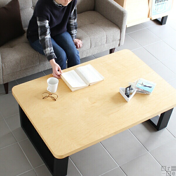 楽天市場】リビングテーブル 北欧 座卓 120 ローテーブル 大きめ 角丸