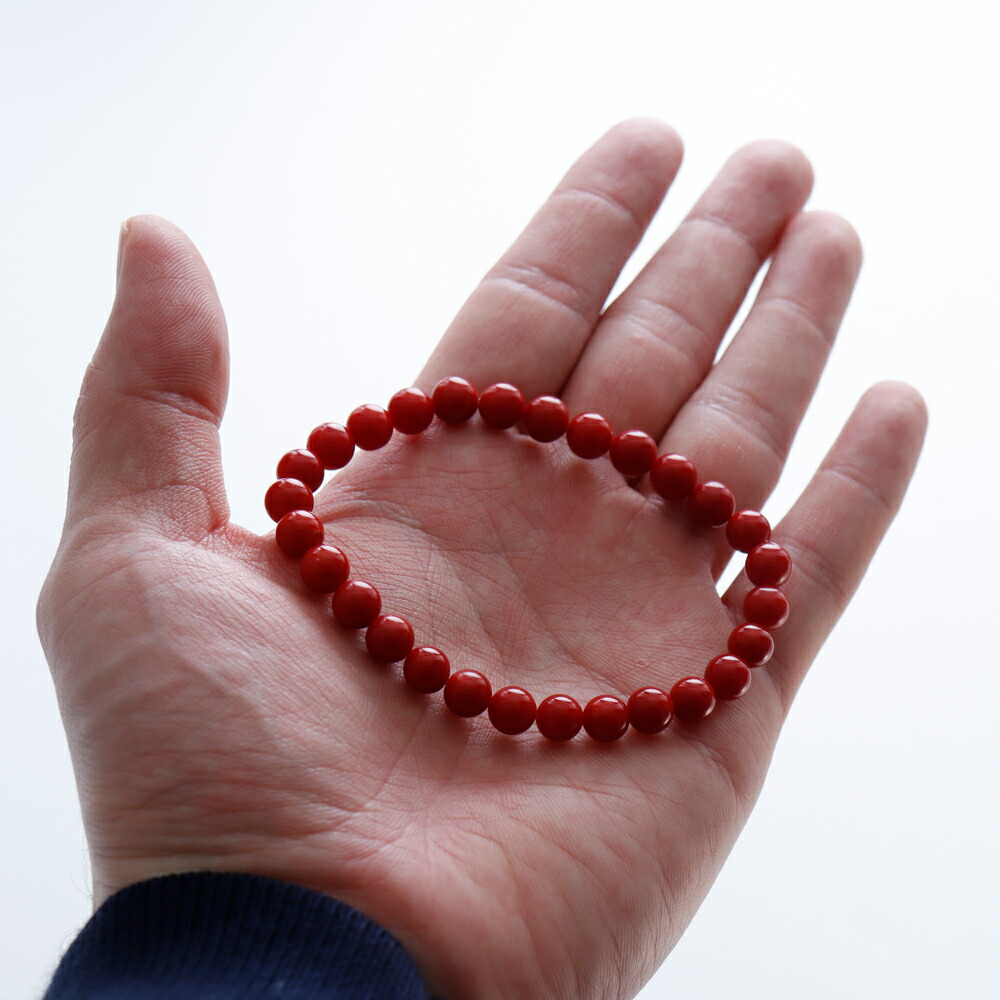 楽天市場】≪1年保証付き≫ 最高級！赤珊瑚7ミリUP 玉上品 希少 貴重