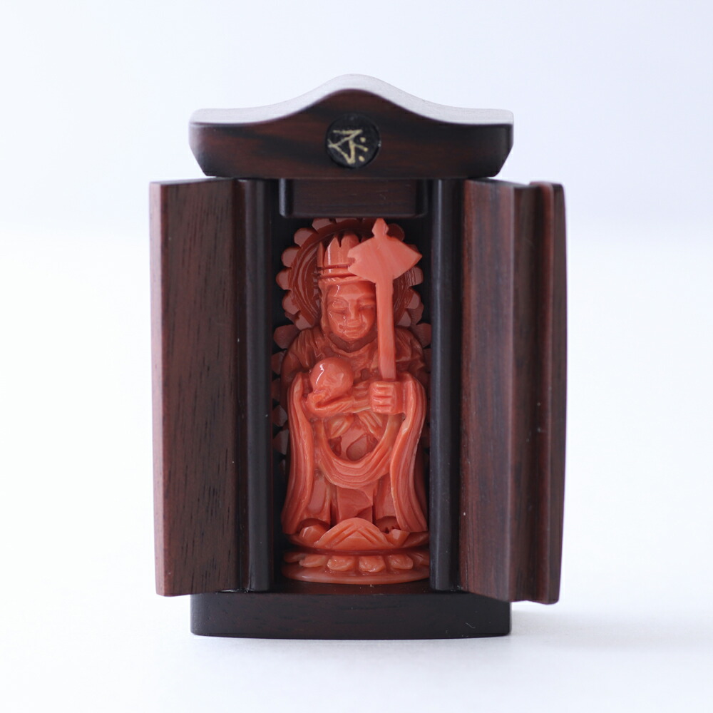 楽天市場】1点物 守り本尊・桃珊瑚 『虚空蔵菩薩』一光作 3月 誕生石
