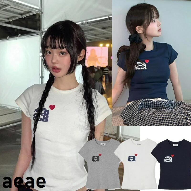 楽天市場】【aeae（エーイーエーイー）】DOT SMALL LETTER Tシャツ 3色