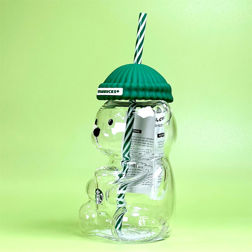 楽天市場】☆正規品☆ Starbucks Autumn Bearista Glass Cold Cup