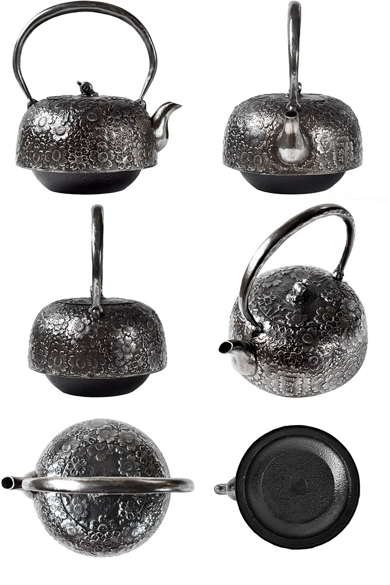 楽天市場】日本製 南部鉄器 南部鉄瓶 砂鉄鉄瓶 水沢鋳物 鉄瓶 桜 1.4L