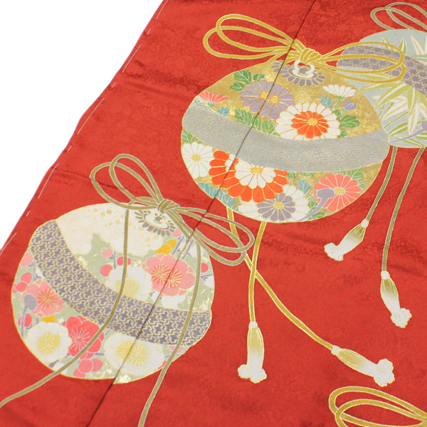 楽天市場】着物 振袖 伊と幸生地 手描き京友禅 金駒刺繍 金箔加工 鈴